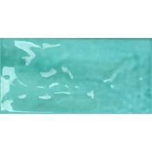 Tonalite Joyful JOY20TU Turquoise wandtegel 10x20 cm, Italië - foto 1 - foto 1