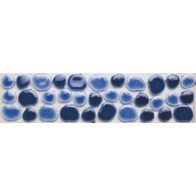 Tonalite Kraklé С000355322 FR/SAX.BL_FregioSaxoBlu Mozaikk 7,5x30 cm, Italia, craquelé - foto 1 - foto 1