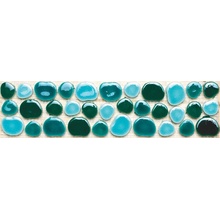Tonalite Kraklé С000355328 FR/SAX.VE_FregioSaxoVerde Mozaikk 7,5x30 cm, Italia, craquelé - foto 1 - foto 1
