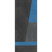 Tonino Lamborghini Korium 167521 Anthracite Blue Diagonal A gres porcelánový 120x280 cm, Itálie, vzhled kuze  - fotografie 1 - foto 1