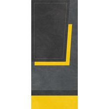 Tonino Lamborghini Korium 167533 Anthracite Yellow Diagonal B gres porcelánový 120x280 cm, Itálie, vzhled kuze  - fotografie 1 - foto 1