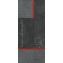 Tonino Lamborghini Korium 167552 Anthracite Red Square Logo gres porcelánový 120x280 cm, Itálie, vzhled kuze  - fotografie 1 - foto 1