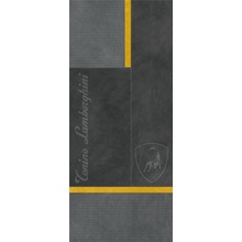 Tonino Lamborghini Korium 167553 Anthracite Yellow Square Logo gres porcelánový 120x280 cm, Itálie, vzhled kuze  - fotografie 1 - foto 1