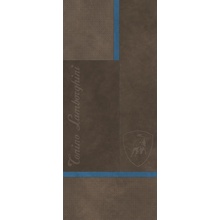 Tonino Lamborghini Korium 167581 Brown Blue Square Logo gres porcelánový 120x280 cm, Itálie, vzhled kuze  - fotografie 1 - foto 1