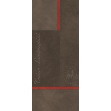 Tonino Lamborghini Korium 167582 Brown Red Square Logo gres porcelánový 120x280 cm, Itálie, vzhled kuze  - fotografie 1 - foto 1