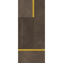 Tonino Lamborghini Korium 167583 Brown Yellow Square Logo gres porcelánový 120x280 cm, Itálie, vzhled kuze  - fotografie 1 - foto 1