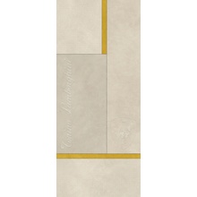 Tonino Lamborghini Korium 167593 Beige Yellow Square Logo gres porcelánový 120x280 cm, Itálie, vzhled kuze  - fotografie 1 - foto 1