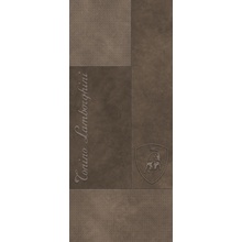 Tonino Lamborghini Korium 167440 Brown Square Logo gres porcelánový 120x280 cm, Itálie, vzhled kuze  - fotografie 1 - foto 1