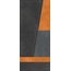 Tonino Lamborghini Korium С000542653 167524_120X280 ANTHRACITE ORANGE DIAGONAL A grès cérame 120x280 cm, Italie, cuir - photo 1 Tonino Lamborghini Korium С000542653 167524_120X280 ANTHRACITE ORANGE DIAGONAL A grès cérame 120x280 cm, Italie, cuir - photo 1