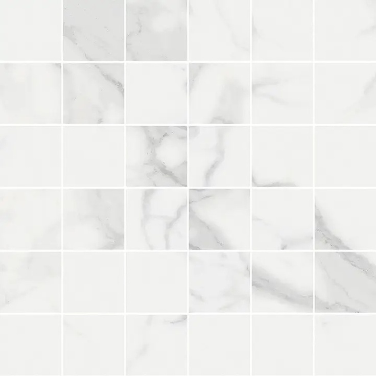 Tuscania White Marble Mosaico 36 Tes Statuario L 30*30 Mozaika 30x30 cm - fotografie 1 Tuscania White Marble Mosaico 36 Tes Statuario L 30*30 Mozaika 30x30 cm - fotografie 1