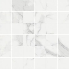 Tuscania White Marble Mosaico 36 Tes Statuario L 30*30 Mozaïek 30x30 cm - foto 1 - foto 1