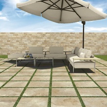 Tuscania Ceramiche Durango 30,4x30,4, neglazovaný keramogranit, Itálie, další druhy kamene - fotografie interiéru 1 - foto 2