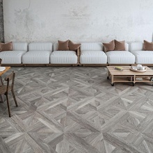 Tuscania Ceramiche Intarsio 61x61 см, ongeglazuurd keramisch graniet, Italië, hout - interieurfoto 1 - foto 2