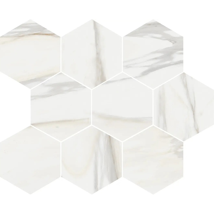 Tuscania Ceramiche White Marble С000462142 White Marble Mosaico Esagona Calacatta Oro N 30*30 Mosaic 30x30 cm, Italy, calacatta - photo 1 Tuscania Ceramiche White Marble С000462142 White Marble Mosaico Esagona Calacatta Oro N 30*30 Mosaic 30x30 cm, Italy, calacatta - photo 1