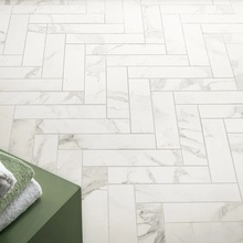Vallelunga Calacatta Vintage 7,5x30, glazed porcelain stoneware, Italy, calacatta marble - interior photo 1 - photo 4