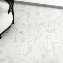 Vallelunga Calacatta Vintage 7,5x30, glazed porcelain stoneware, Italy, calacatta marble - interior photo 1 - photo 1