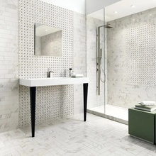 Vallelunga Calacatta Vintage 7,5x30, lasitettu porcelanato, Italia, calacatta marmori - sisustuskuva 1 - kuva 4