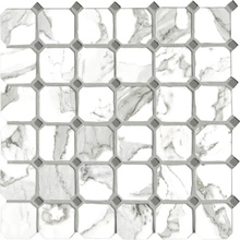 Vallelunga Calacatta Vintage С000300336 G204040_CalacattaVi. Ottag. 30X30 Mozaika 30x30 cm, Włochy, calacatta - zdjęcie 1 - zdjęcie 1