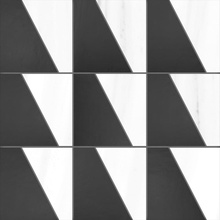 Vallelunga Dolomiti 60007751 Mosaico Trapezio Lusso Mosaico 30x30 cm, Itália - foto 1 - foto 1