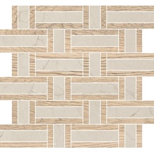 Vallelunga Doro & Malfi С000631937 A2MAL20T72MS_MosaicoBasketT72MalfiLegno Mosaico 30x33 cm, Itália, outros tipos de mármore - foto 1 - foto 1
