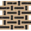 Vallelunga Doro & Malfi С000631926 A2DOR70T72MS_MosaicoBasketT72DoroLegno Mosaic 30x33 cm, Italy, other types of marble - photo 1