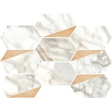 Vallelunga Luce С000532887 6001280_LuceGreySatEsag.Dec.Rame Mosaic 26x35 cm, Italy, gold and precious metals - photo 1 - photo 1