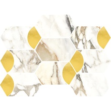 Vallelunga Luce Esagona Oro Lusso Mosaic 26x35 cm, Italy, mosaic - photo 1 - photo 1
