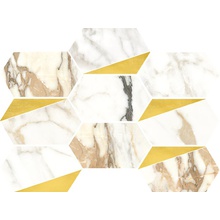 Vallelunga Luce Esagona Oro Satin Finish Mosaic 26x35 cm, Italy, mosaic - photo 1 - photo 1