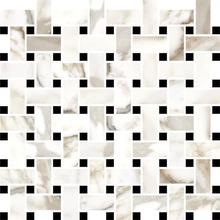 Vallelunga Luce 6001262 Grey Sat Basket Mosaic 30x30 cm, Italy - photo 1 - photo 1