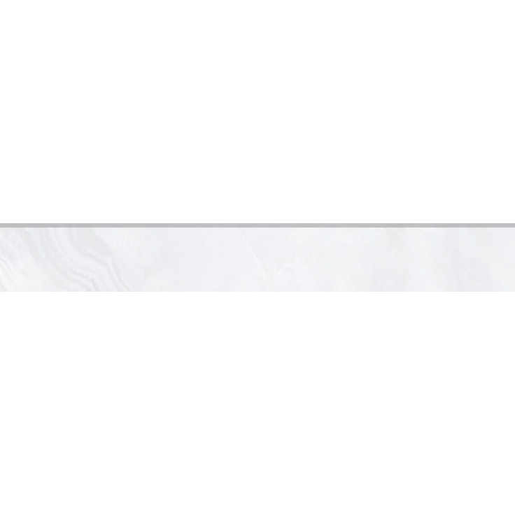 Vallelunga Nolita С000478471 6001025_NolitaBiancoBattisopa baseboard 8x60 cm, Italy, onyx - photo 1 Vallelunga Nolita С000478471 6001025_NolitaBiancoBattisopa baseboard 8x60 cm, Italy, onyx - photo 1