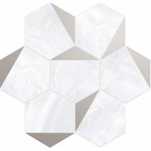 Vallelunga Nolita 6001118 Esagona Triangolo Bianco Platinum Mosaic 28x30 cm, Italy - photo 1 - photo 1