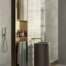 Vallelunga Sobe 7,5x30, glazed porcelain stoneware, Italy, onyx - interior photo 1 - photo 2