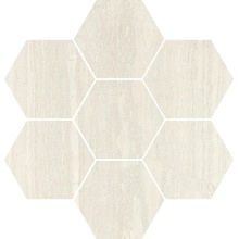 Vallelunga Tino С000617917 02TINME20S_MosEsag.T7TinoAvorioSatinEvo Mozaïek 24,6x25,6 cm, Italië, travertijn - foto 1 - foto 1