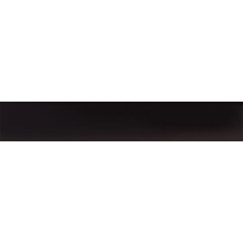 Valmori Cotton С000279662 ABSOLUTE BLACK WAVED GLOSSY 6,5*40 wall tile 6,5x40 cm, Italy, monochrome - photo 1 - photo 1