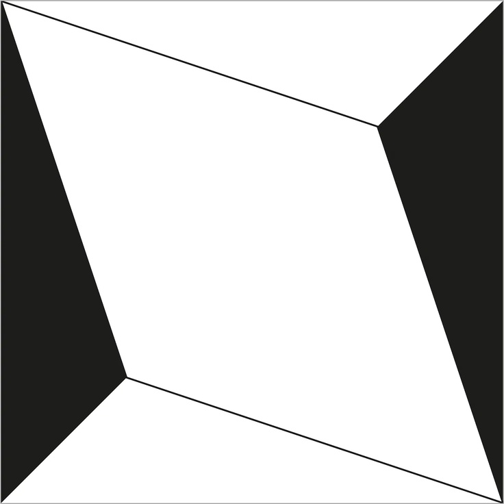 Valmori Hydraulicart С000548838 b&w geo pattern 13 porcelain tile 20x20 cm, Italy, hydraulic - photo 1 Valmori Hydraulicart С000548838 b&w geo pattern 13 porcelain tile 20x20 cm, Italy, hydraulic - photo 1