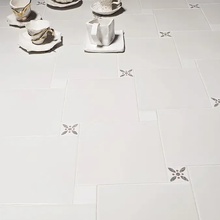 Valmori Le Crete Classic 17,5x20, glazed porcelain stoneware, Italy, monochrome - interior photo 1 - 2 Valmori Le Crete Classic 17,5x20, glazed porcelain stoneware, Italy, monochrome - interior photo 1 - photo 2