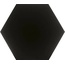 Valmori Le Crete Classic С000279681 HEXAGON TERRA NERA 17,5*20 porcelænsflise 17,5x20 cm, Italien, monokrom - foto 1