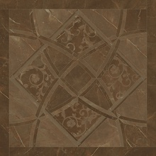 Versace Emote 262533 Intarsio Pulpis Marrone porcelain tile 78x78 cm, Italy, stone  - photo 1 - photo 1