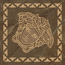 Versace Emote 262593 Tozzetto Pulpis Marrone Insert 10x10 cm, Italy, stone  - photo 1 - photo 1