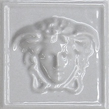 Versace Emote Medusa 3D Grigio 262672 Insert 10x10 cm, Italy, wallpaper  - photo 1 - photo 1