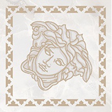Versace Emote 262720 Tozzetto Sabbiato Onice Bianco Insert 10x10 cm, Italy, wallpaper  - photo 1 - photo 1