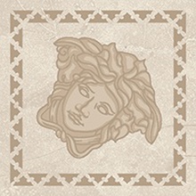 Versace Emote 262721 Tozzetto Sabbiato Crema Marfil Insert 10x10 cm, Italy, wallpaper  - photo 1 - photo 1