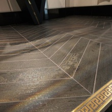 Versace Eterno 26,5x180, geglazuurd keramisch graniet, Italië, hout - interieurfoto 1 - foto 4
