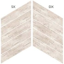 Versace Eterno Mosaico Chevron White Mosaico 40x40 cm, Italia, effetto legno - foto 1 - foto 1