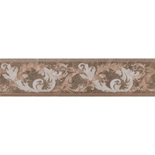 Versace Marble 240237 Fascia Barocca Marrone Lev Rand 14,4x58,5 cm, Italië, behang  - foto 1 - foto 1