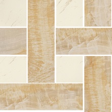 Versace Marble 240460 T3 L Nero-Oro-Bianco Mozaïek 39x45 cm, Italië, mozaieklook - foto 1 - foto 1