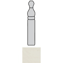 Versace Marble 240801 Raccordo Battiscopa Bianco Inzetstuk 2x15 cm, Italië - foto 1 - foto 1