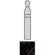 Versace Marble 240803 Raccordo Battiscopa Nero Inzetstuk 2x15 cm, Italië - foto 1 - foto 1