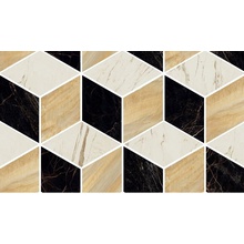 Versace Marble 240840 T3-3D Nero/Oro/Bianco Mozaïek 17x29,1 cm, Italië, mozaieklook - foto 1 - foto 1
