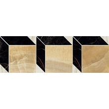 Versace Marble 240852 Cube Nero/Bianco/Oro Mozaïek 19,5x58,5 cm, Italië, mozaieklook - foto 1 - foto 1